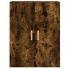 vidaXL Armoires murales 2 pcs chêne fumé bois d'ingénierie