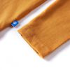 T-shirt enfants à manches longues ocre foncé 92