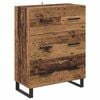 vidaXL Haut Armoire Bois ancien 69,5 x 34 x 180 cm Bois d'ing&eacute;nierie