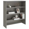 vidaXL Dessus de buffet HAMAR Gris clair 90x30x100 cm Bois de pin