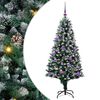 vidaXL Sapin de No&euml;l artificiel Vert 150 cm PVC, Acier et Plastique