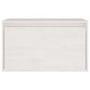 vidaXL Meubles TV 3 pcs Blanc Bois massif de pin