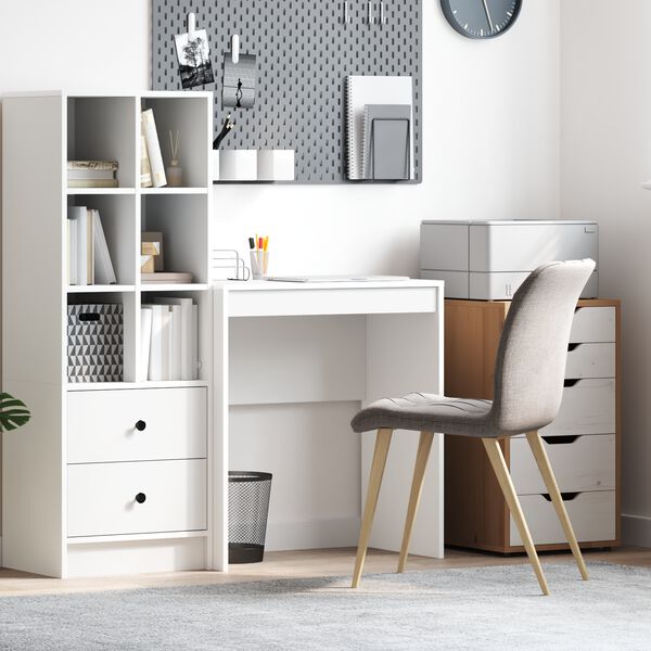 vidaXL Bureau Blanc 70 x 40 x 76 cm