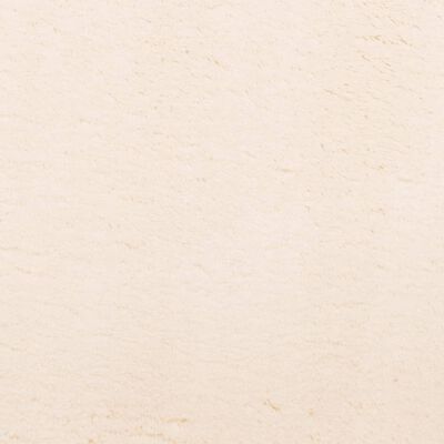 vidaXL Tapis HUARTE à poils courts doux et lavable beige 240x240 cm