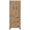 vidaXL Haut Armoire 2 pcs Ch&ecirc;ne artisanal 69,5 x 34 x 180 cm