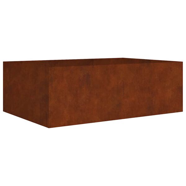 vidaXL Lit sur&eacute;lev&eacute; de jardin 120x80x40 cm acier corten