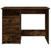 vidaXL Bureau chêne fumé 102x50x75 cm bois d'ingénierie