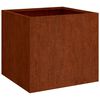vidaXL Jardini&egrave;res 2 pcs 42x40x39 cm acier corten