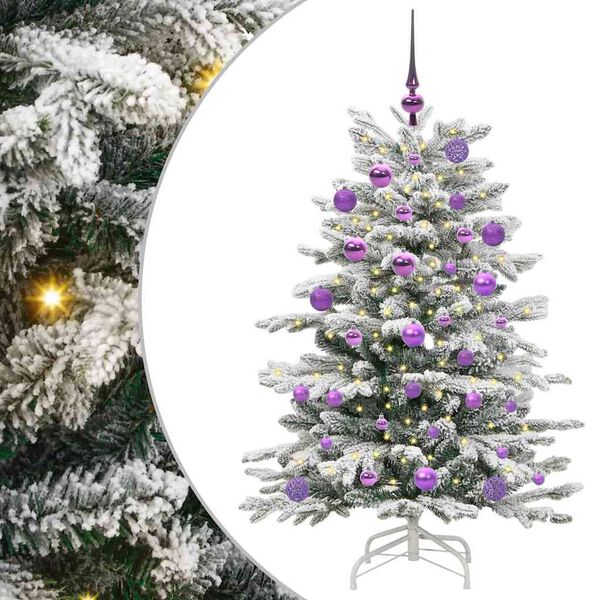 vidaXL Sapin de No&euml;l Artificiel &agrave; Branches Articul&eacute;es Blanc 120 cm