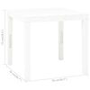 vidaXL Table de jardin Blanc 78x78x72 cm Plastique