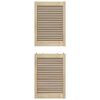 vidaXL Porte de Cabinet Naturel 140.5 x 2 x 59.5 cm Bois de pin massif