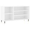 vidaXL Armoire &agrave; chaussure Blanc brillant 102x36x60 cm Bois ing&eacute;nierie