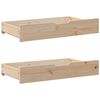 vidaXL Cadre de lit sans matelas 140x200 cm bois massif de pin
