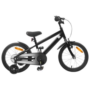 vidaXL V&eacute;lo pour Enfants 16 Pouces pour 4-6 ans Noir