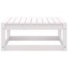 vidaXL Salon de jardin 2 pcs avec coussins Blanc Bois de pin massif