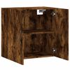 vidaXL Armoire murale chêne fumé 60x31x60 cm bois d'ingénierie