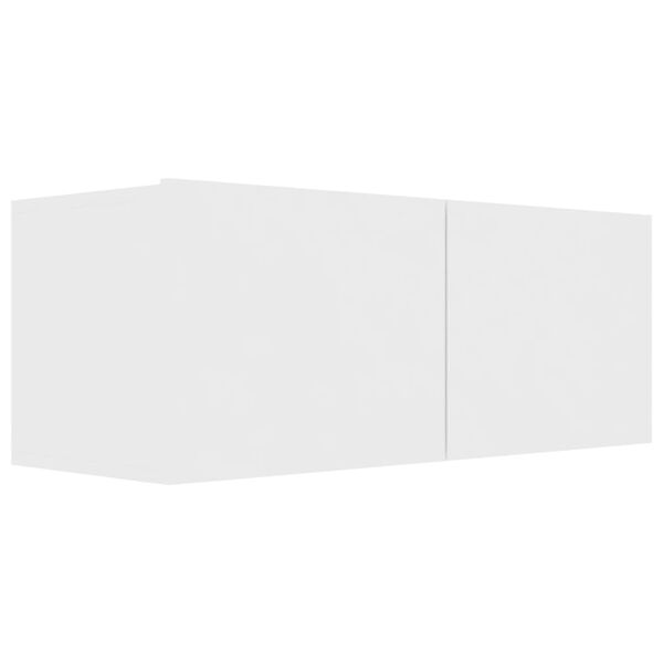 vidaXL Ensemble de meubles TV 3 pcs Blanc Bois d'ingénierie