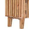 vidaXL Meuble TV 130x30x45 cm Bois d'acacia massif