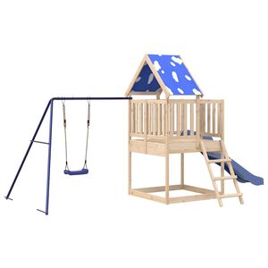 vidaXL Aire de jeux d'ext&eacute;rieur bois de pin massif
