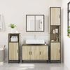 vidaXL Meuble de salle de bain avec lavabo Ch&ecirc;ne Sonoma 90 x 33 x 60 cm Bois d'ing&eacute;nierie