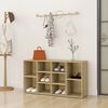 vidaXL Banc à chaussures Chêne sonoma 103x30x55 cm Bois d’ingénierie