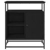 vidaXL Buffet Ch&ecirc;ne noir 69 x 35 x 80 cm Bois d'ing&eacute;nierie
