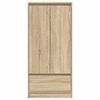 vidaXL Armoire tiroir ch&ecirc;ne sonoma 55,5x34x119,5 cm bois d'ing&eacute;nierie