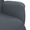 vidaXL Fauteuil inclinable avec repose-pied gris fonc&eacute; velours