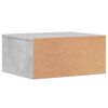 vidaXL Support d'imprimante gris béton 49x40x22,5 cm bois d'ingénierie