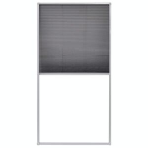 vidaXL Moustiquaire pliss&eacute;e pour fen&ecirc;tre 80 x 160 cm