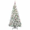 vidaXL Sapin de No&euml;l Artificiel &agrave; Branches Articul&eacute;es Blanc 210 cm