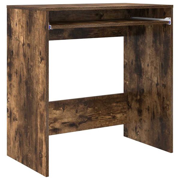 vidaXL Bureau Chêne fumé 77,5 x 43 x 79 cm Bois d'ingénierie