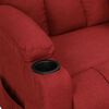 vidaXL Fauteuil Rouge bordeaux Tissu