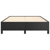 vidaXL Cadre de lit sans matelas noir 140x190 cm similicuir