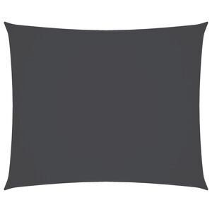 vidaXL Voile de parasol tissu oxford rectangulaire 3,5x4,5m anthracite