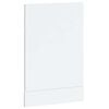 vidaXL Panneau de lave-vaisselle Kalmar blanc brillant 45x1,5x67 cm