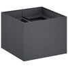 vidaXL Cache-pot de jardin Anthracite 80 x 80 x 60 cm