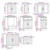 vidaXL Ensemble d'armoires de cuisine 8 pcs Kalmar bois d'ing&eacute;nierie