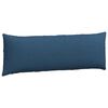 vidaXL Coussins de canap&eacute; 2 pcs Bleu 120 x 40 cm tissu