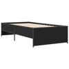 vidaXL Cadre de lit sans matelas noir 90x190 cm