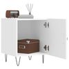 vidaXL Tables de chevet 2 pcs blanc 40x40x50 cm bois d&rsquo;ing&eacute;nierie