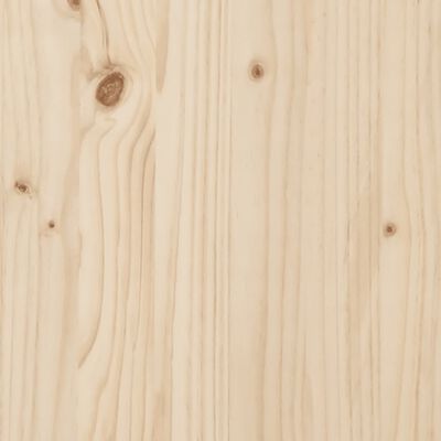 vidaXL Lit pour personne âgée 120x200 cm bois massif de pin