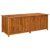 vidaXL Bo&icirc;te de rangement de jardin 200x80x75 cm Bois d'acacia solide