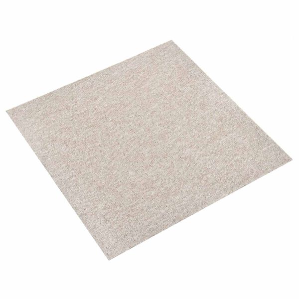vidaXL Tapis 20 pcs Beige clair 50 x 50 cm 100% Polypropyl&egrave;ne