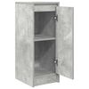 vidaXL Buffet gris béton 29,5x34x76 cm bois d'ingénierie