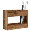 vidaXL Porte-parapluie Bois ancien 65 x 24 x 50 cm Bois d'ing&eacute;nierie