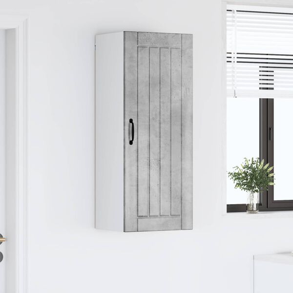 vidaXL Armoire de cuisine Gris b&eacute;ton 40 x 31 x 100 cm