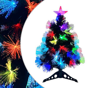 vidaXL Sapin de No&euml;l artificiel avec 50 LED Vert 64 cm PVC