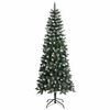 vidaXL Sapin de No&euml;l artificiel Vert 210 cm PVC, plastique et acier