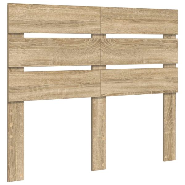 vidaXL T&ecirc;te de lit Ch&ecirc;ne Sonoma 120 cm Bois d'ing&eacute;nierie